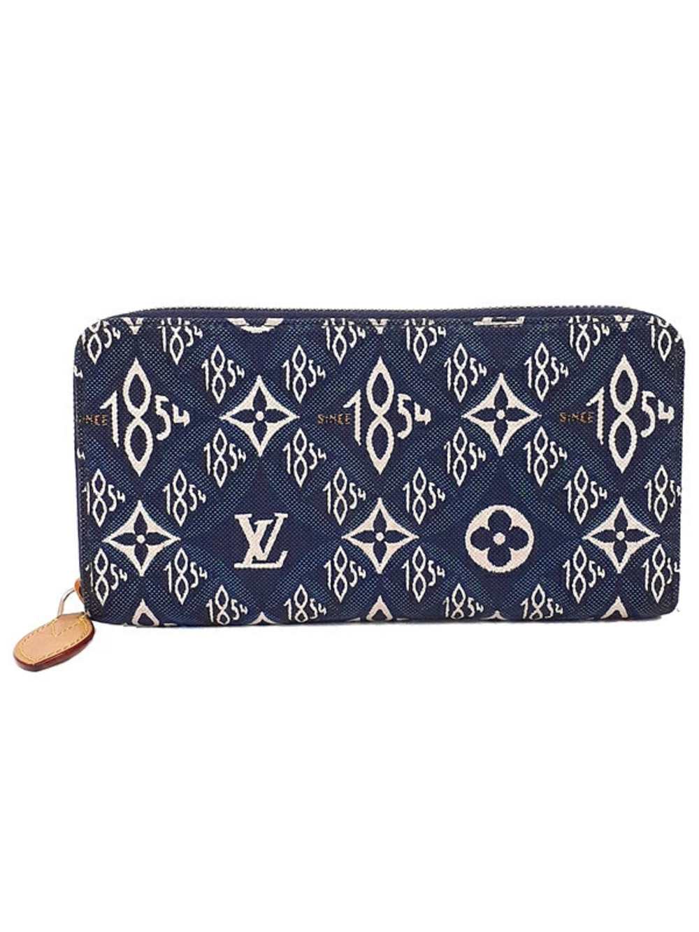 Louis Vuitton Monogram Jacquard Since 1984 Zippy Wallet Round Zipper Long